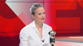 Lucie Castets invitée de BFMTV-RMC le 29 août 2024. 
