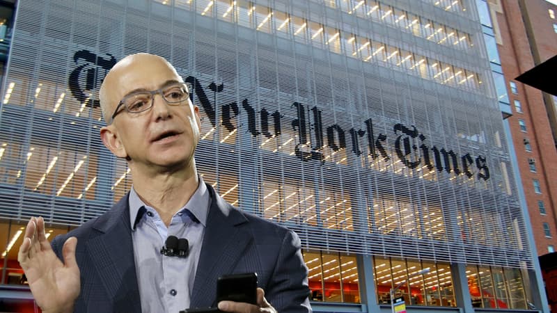 Jeff Bezos, le patron d'Amazon (et du Washington Post) n'a pas du tout apprécié l'enquête à charge du New York Times.
