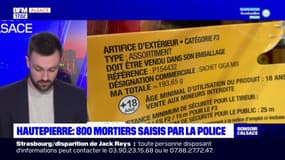 Bas-Rhin: 800 mortiers saisis par la police à Strasbourg