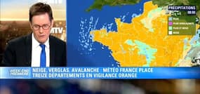 Neige-verglas et avalanches : 13 départements placés en vigilance orange