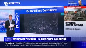La motion de censure n'a fait tomber le gouvernement qu'une seule fois sous la Ve République, en 1962