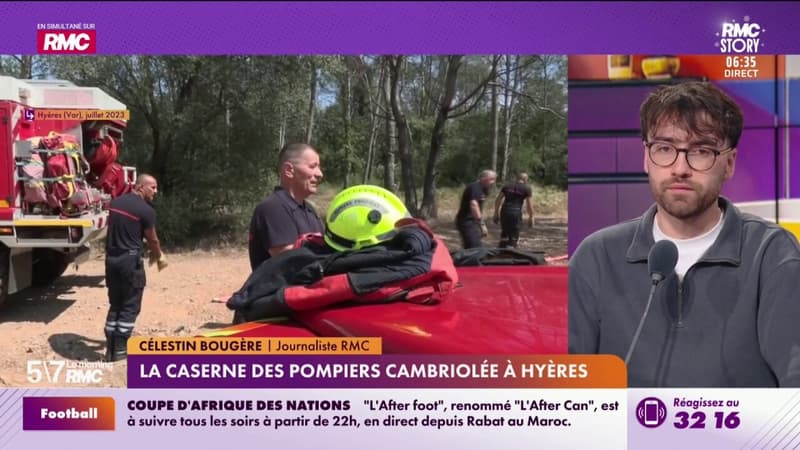 La caserne des pompiers cambriolée à Hyères