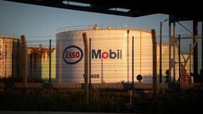Le site d'Esso-ExxonMobil de Gravenchon-Port-Jérôme (Seine-Maritime) 