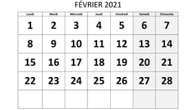 Le mois de février