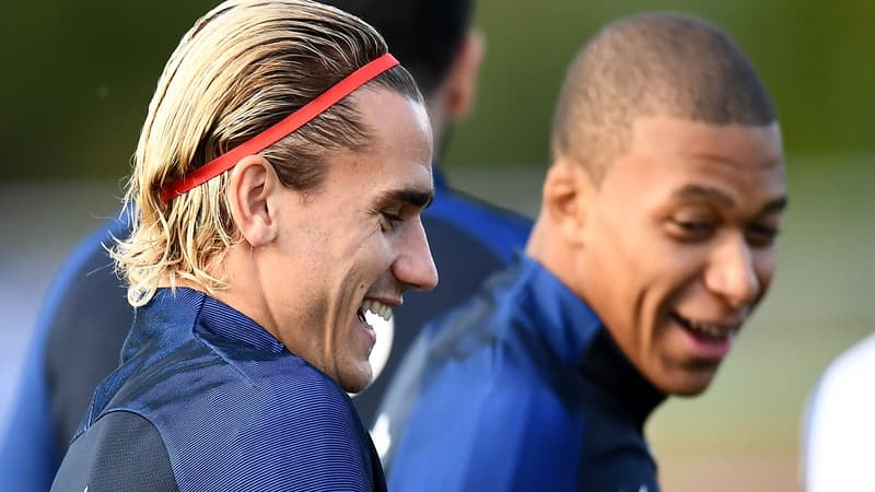 Antoine Griezmann et Kylian Mbappé
