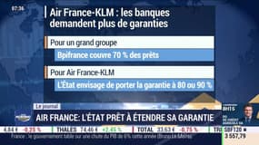 Air France : l'Etat prêt à étendre sa garantie