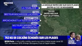 763 kilos de drogue ont été repêchés sur le littoral atlantique en quelques semaines