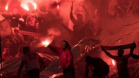 Les supporters de l'Etoile Rouge de Belgrade