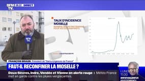 François Braun (Samu-Urgences de France): "On constate une ré-augmentation des cas depuis 8-10 jours [en Moselle] mais ce n'est pas généralisé"