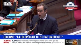 Budget: "La loi spéciale n'est pas un budget", répond Sébastien Lecornu à Boris Vallaud