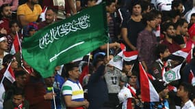 Des supporters saoudiens