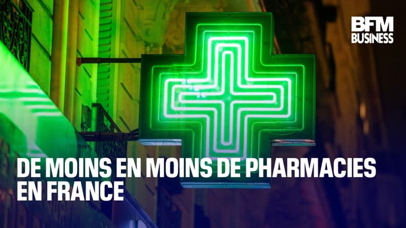 De moins en moins de pharmacies en France