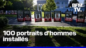 Donald Trump plante les portraits de 100 migrants arrêtés sur la pelouse de la Maison Blanche