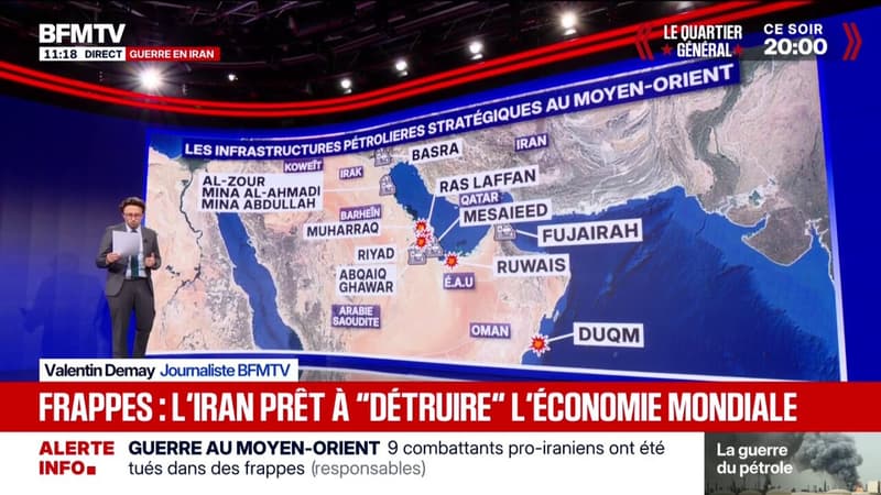 LES ÉCLAIREURS - Guerre au Moyen-Orient: les infrastructures pétrolières visées par l'Iran