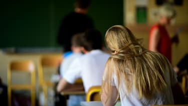 Une épreuve de baccalauréat en juin 2017 dans un lycée parisien