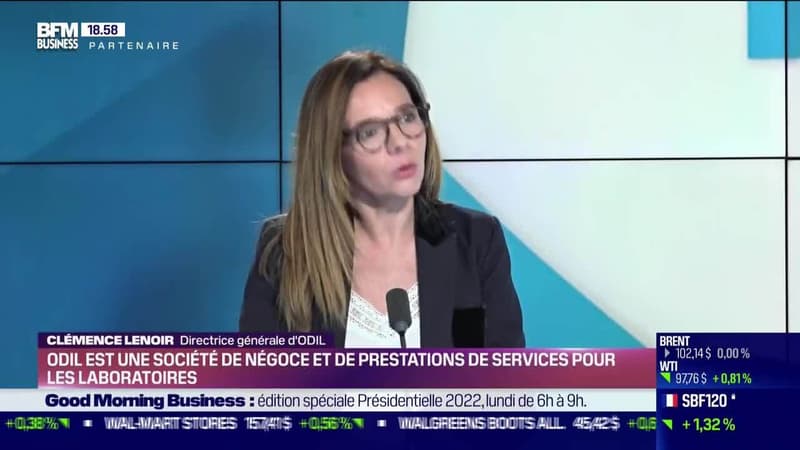 Clémence Lenoir (Odil) : Odil est une société de négoce et de prestations de services pour les laboratoires - 09/04