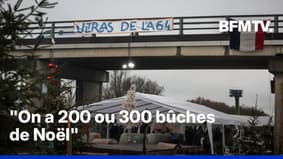 Blocages agricoles: une messe de Noël se tiendra sous le pont de l'A64 pour le Réveillon