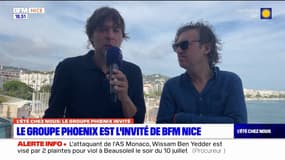 Le groupe Phoenix invité de BFM Nice Côte d'Azur depuis Cannes