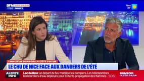 Canicule: "on a plus de 100 patients aujourd'hui à Nice", alerte le chef des urgences