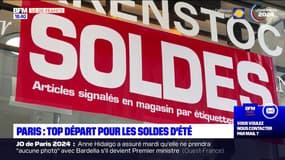 Paris: top départ pour les soldes d'été