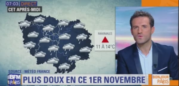Une pluie faible fera son apparition dans la journée Une pluie faible fera son apparition dans la journée