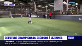 Lezennes: 6 enfants de l'institut des jeunes aveugles de Lille jouent au cécifoot