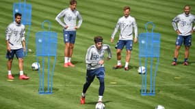 Le Bayern Munich à l'entraînement