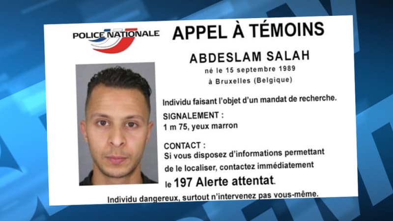 Salah Abdeslam est activement recherché depuis les attentats de Paris