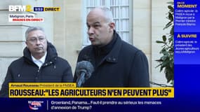 Rousseau (FNSEA) : "L'eau, une question centrale"