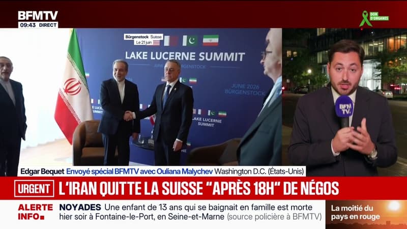Guerre au Moyen-Orient: la délégation iranienne annonce rentrer à Téhéran après "18 heures d'intenses discussions" en Suisse