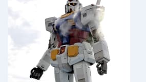 Le robot géant Gundam de Tokyo en 2009
