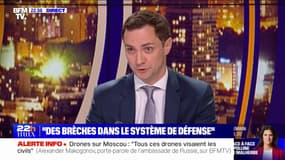 Attaque de drones à Moscou: "Il y a la volonté de provoquer la réaction de Moscou", pour Alexander Makogonov, porte-parole de l’ambassade de Russie en France 