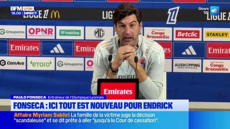 OL - Brest : Tout est nouveau pour Endrick selon Paulo Fonseca