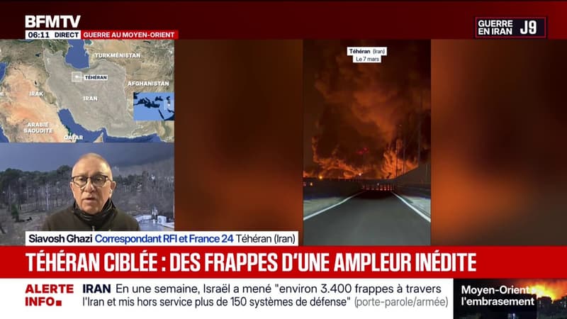 Guerre au Moyen-Orient: Téhéran ciblée par une attaque d'une ampleur inédite