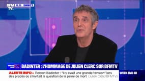 Julien Clerc raconte le jour où il a vu plaider Robert Badinter: "Cela a été un souvenir qui m'a marqué toute ma vie"