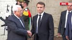 Gaza: Emmanuel Macron souhaite "reformer" l'Autorité palestinienne avec Abbas