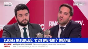 Naturalisation de George Clooney: "Il devrait demander sa résidence fiscale en France", estime Thomas Ménagé (RN)