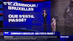 LES ÉCLAIREURS - Éric Zemmour à Bruxelles: que s'est-il passé?