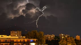 Un orage à Marseille (photo d'illustration).