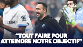 OM 5-1 Montpellier : De Zerbi compte "tout faire" pour amener l'OM en Ligue des champions