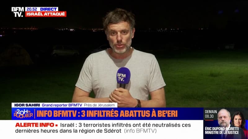 Israël: 3 terroristes infiltrés ont été neutralisés dans la région de Sdérot (information BFMTV)