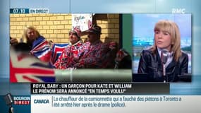 "Les prénoms possibles sont :  Philippe, Arthur et aussi Jack, qui est le prénom favori du Prince William"