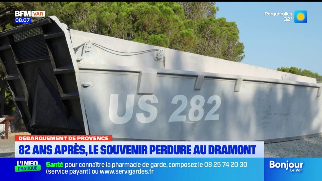 82 ans après le Débarquement de Provence, le souvenir perdure au Dramont