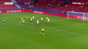 Le premier but d'Haaland lors de Séville-Dortmund
