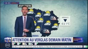 L'Ile-de-France en alerte jaune verglas jeudi 