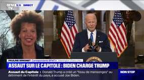 Assaut sur le capitole: Joe Biden charge Donald Trump