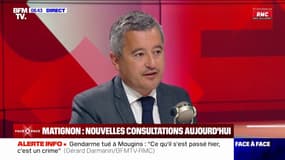 Gérald Darmanin: "Le gouvernemet du NFP n'a aucune chance de prospérer plus d'une journée"