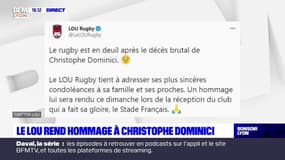 Le Lou rend hommage à Christophe Dominici