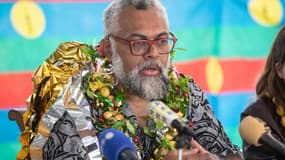 Emmanuel Tjibaou lors d'une conférence de presse en Nouvelle-Calédonie, le 3 juillet 2024. 