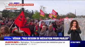Un cortège dense défile à Nantes contre la réforme des retraites